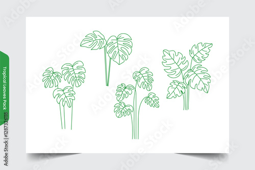 Tropical Leaves Pack