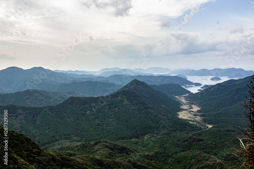 Wallpaper Mural Scenic Mountain View of Fukue Island, Goto Islands, Japan Torontodigital.ca