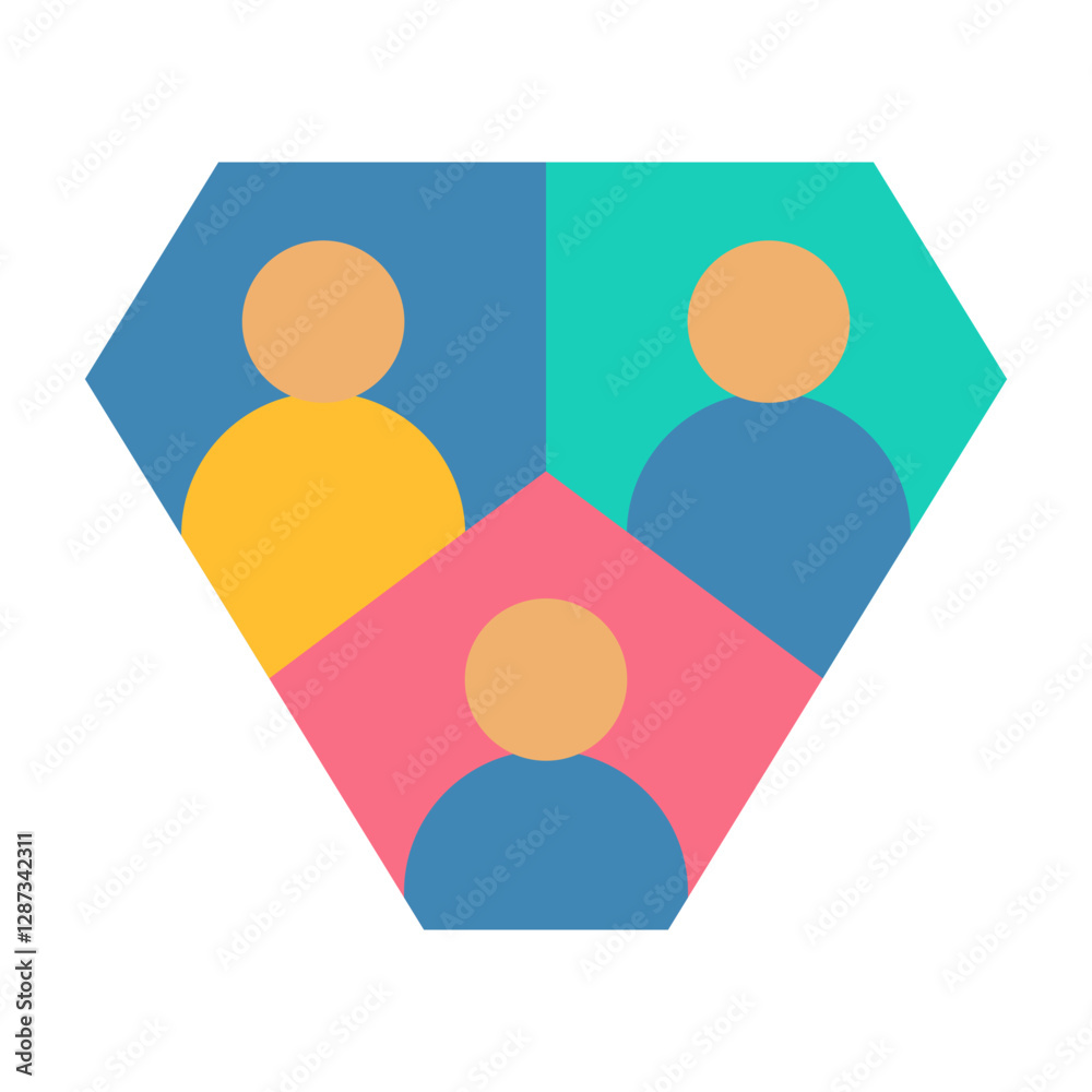 Customer Segmentation Icon Customer Segmentation Icon