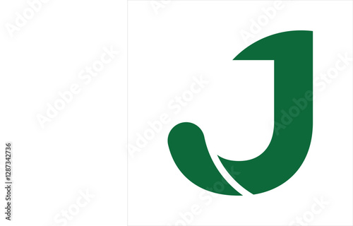 PrintInitial letter J logo decorated with  elegant minimalist, 100% editable vector EPS