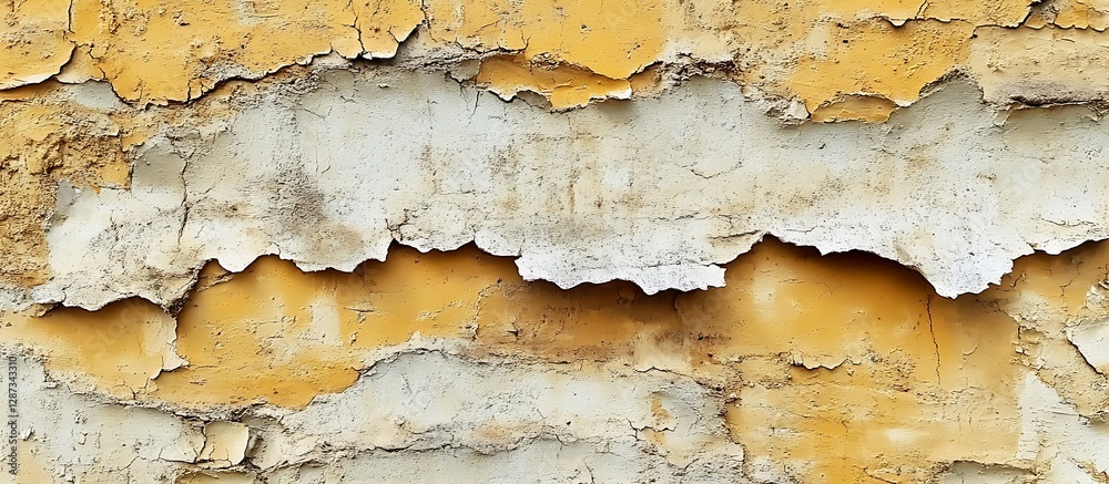 Obraz premium Peeling Paint on Old Wall