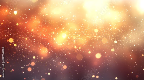 Wallpaper Mural Festive Golden Lights Background Torontodigital.ca