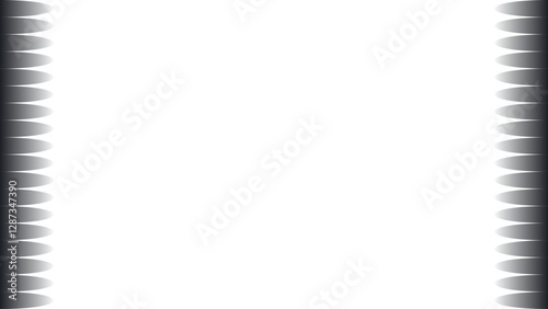 Sharp Black to White Gradient Shapes on White Background – Modern Vector Side Design