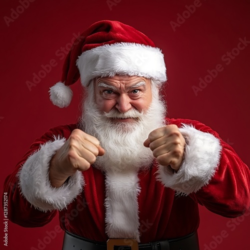 Angry Santa Portrait
