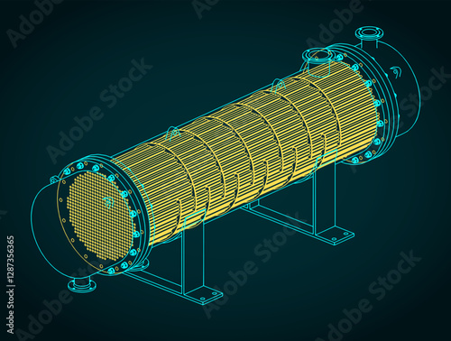 Shell and tube heat exchanger structure