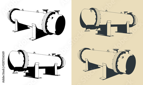 Shell and tube heat exchanger