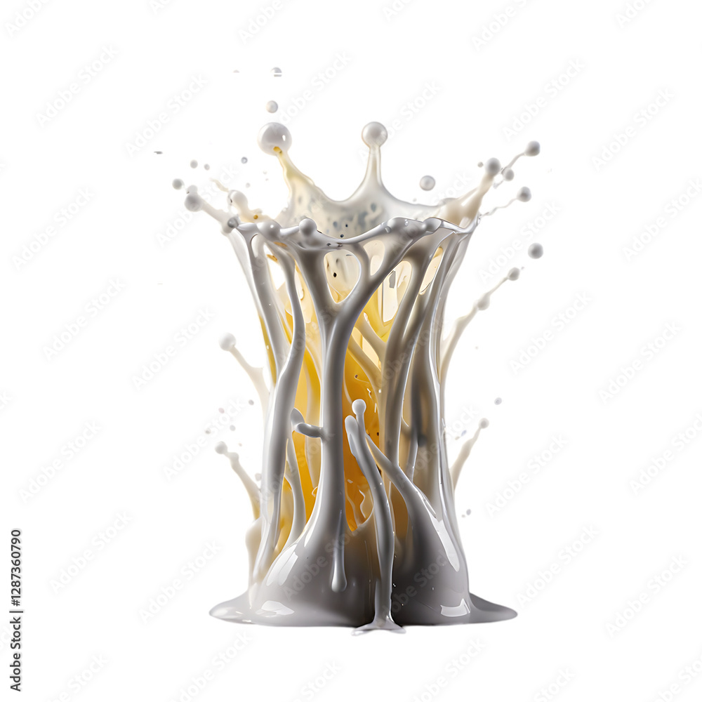 Liquid splash on a transparent background. Liquid splash on a transparent background.