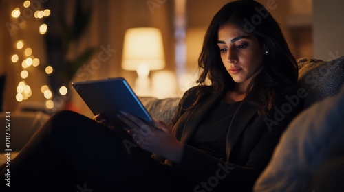 woman, laptop, computer, business, internet, home, The modern professional wo...