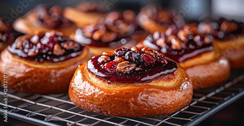 Sweet Cranberry Pecan Buns: A Delicious Bakery Treat