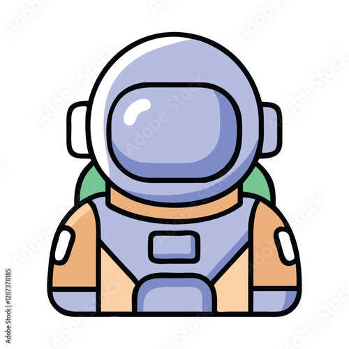 Astronaut Suit Space Exploration Icon