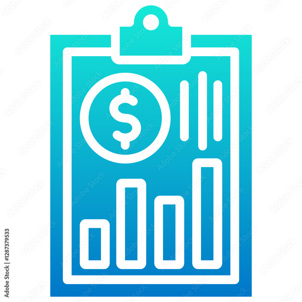 Financial Report Icon Financial Report Icon