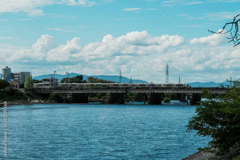 bridge over the river