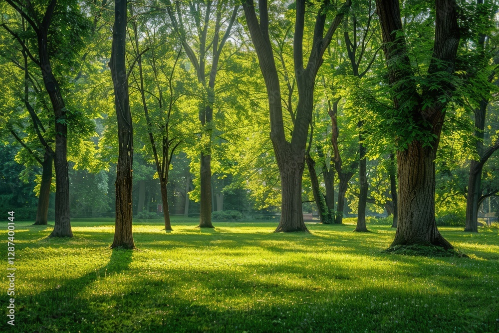 Pixel Perfect Image of Scenics View of Trees in the Park Pixel Perfect Image of Scenics View of Trees in the Park
