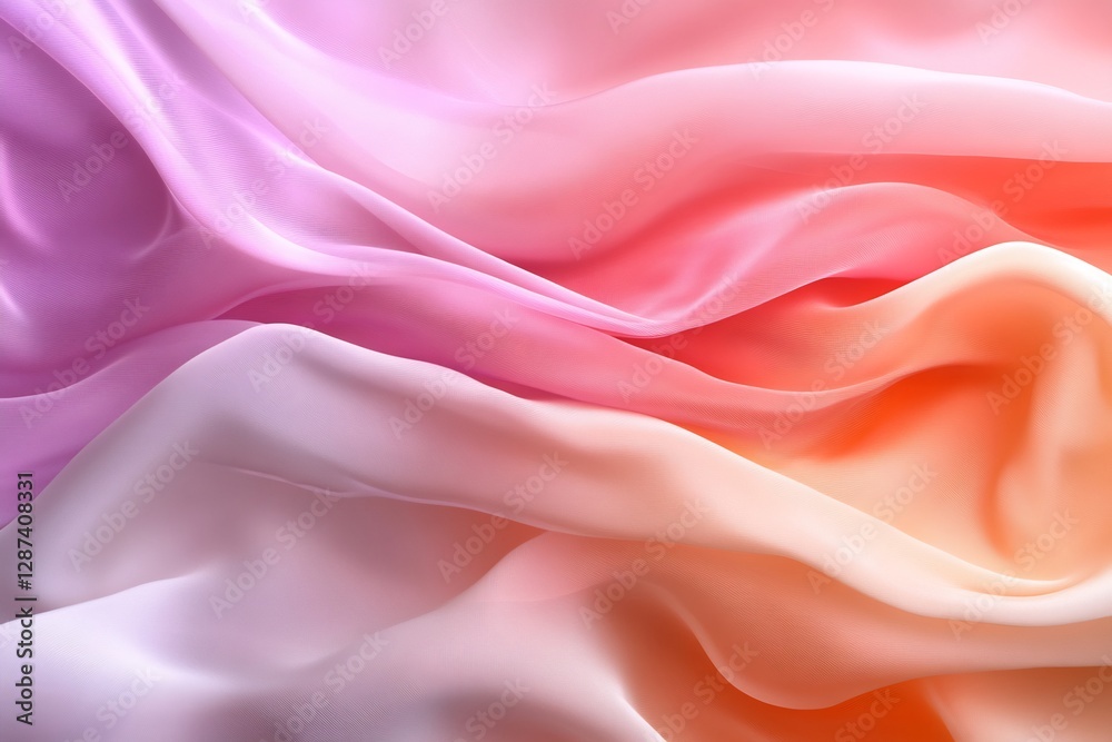 Obraz premium Soft pastel ombre silk fabric texture.