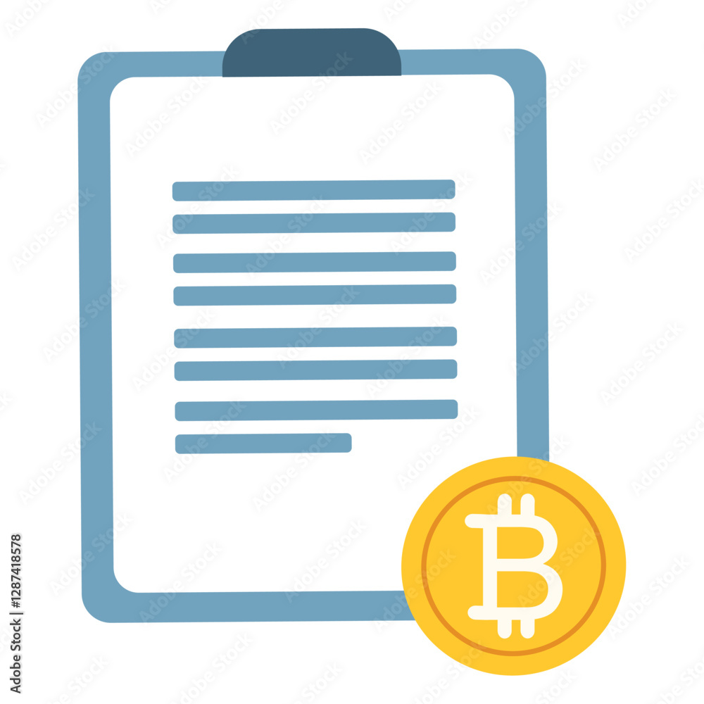 Bitcoin golden coins and paper ATM receipt macro Bitcoin golden coins and paper ATM receipt macro