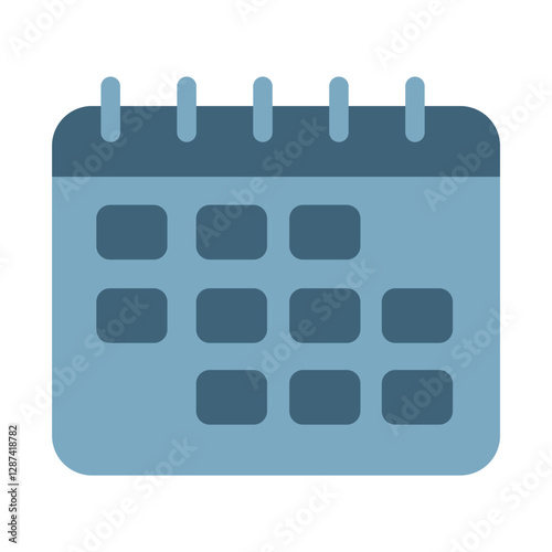 Calendar with nine square icon