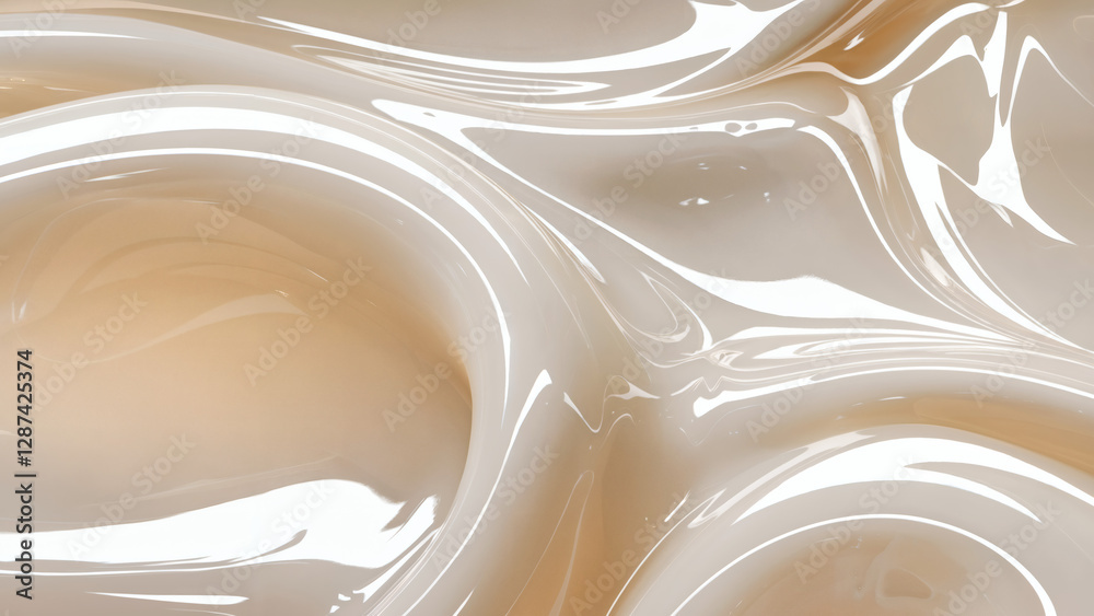 Glossy and Lustrous Cream Beige Texture Glossy and Lustrous Cream Beige Texture