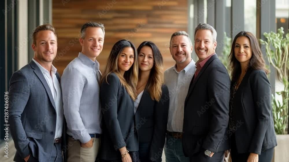The family posed together for a photo, smiling brightly to capture their joyful reunion moment. The family posed together for a photo, smiling brightly to capture their joyful reunion moment.