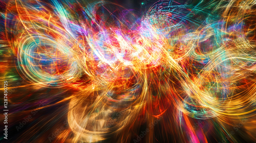 Colorful abstract background featuring vibrant lights and patterns in a dynamic design Colorful abstract background featuring vibrant lights and patterns in a dynamic design