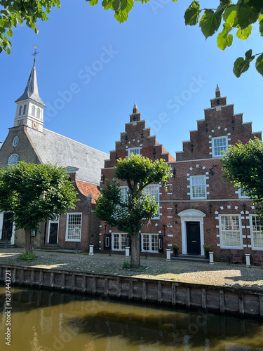 The city Sloten in Friesland