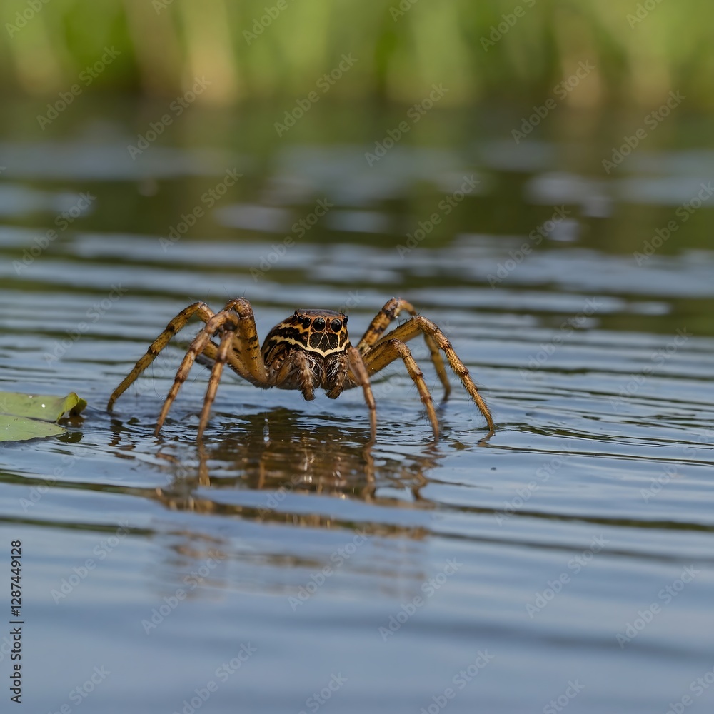 The Thrill of the Chase: Fen Raft Spider on the Move The Thrill of the Chase: Fen Raft Spider on the Move