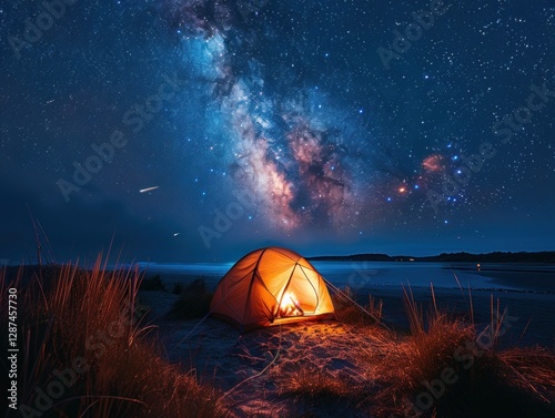Camping Under the Milky Way