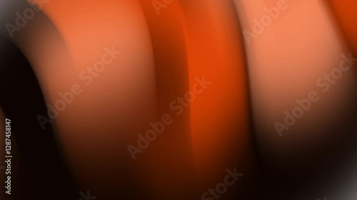 Dark orange and brown abstract curve wave clean light gradient background, minimal wave gradient background, abstract creative initial digital background 4K Video