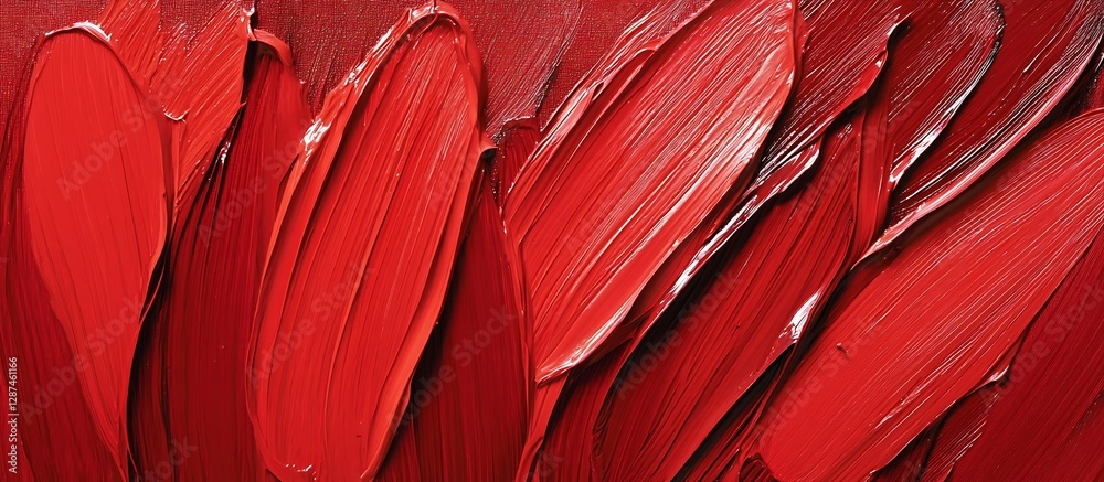 Obraz premium Abstract Red Paint Texture