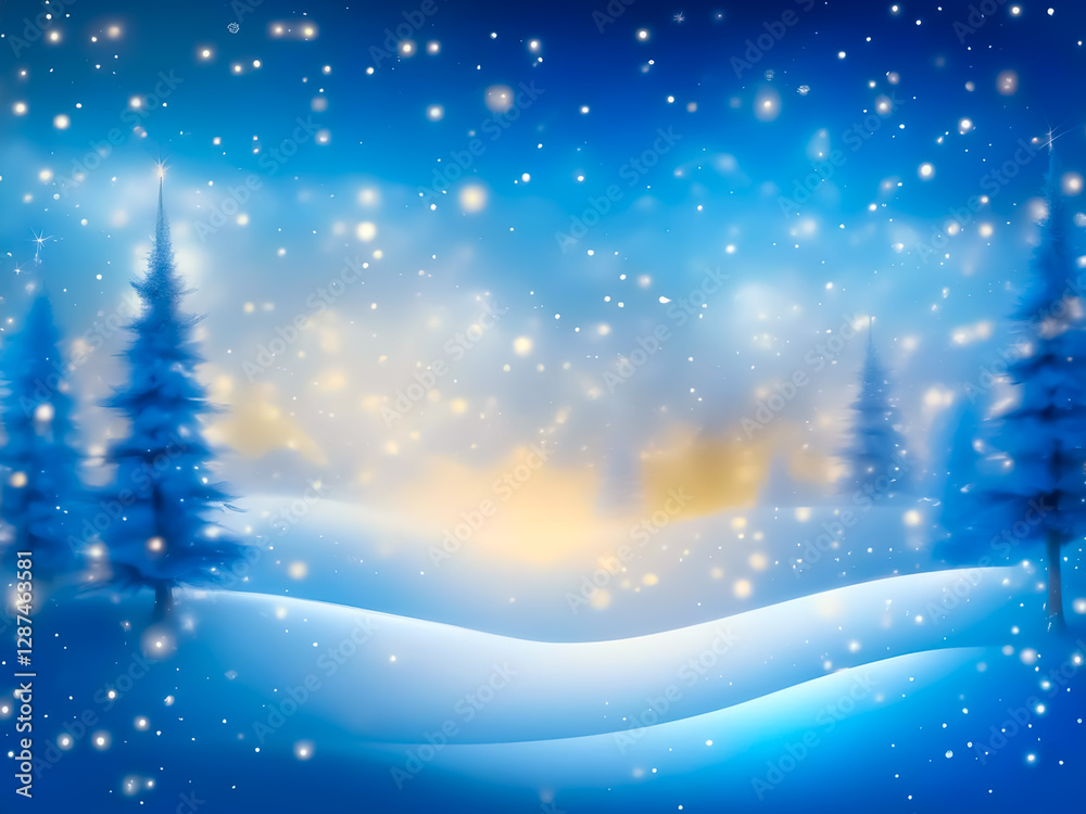 Obraz premium abstract christmas tree