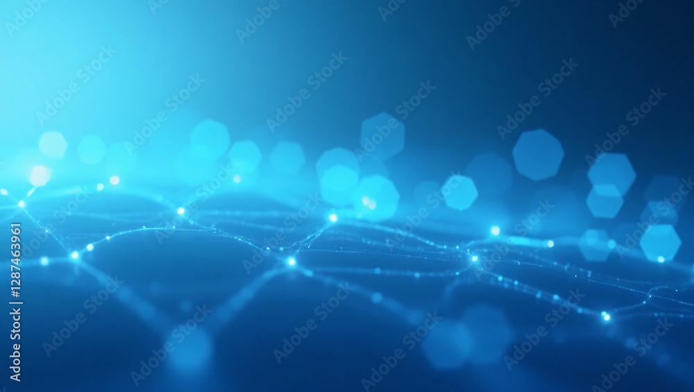 Obraz premium Futuristic Digital Grid – Sleek and Modern Technology Background