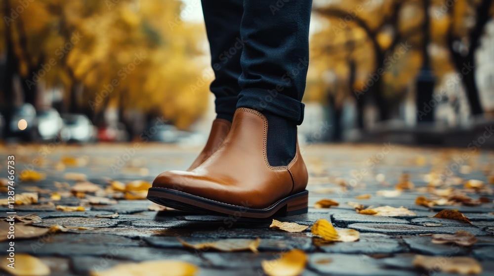 Autumn Street, Leather Chelsea Boots Autumn Street, Leather Chelsea Boots