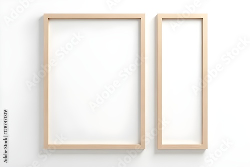 Light Wood Picture Frames, Minimalist Wall Decor, Display Options
