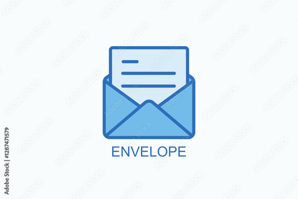 Envelope Icon Or Logo Isolated Vector Illustration Envelope Icon Or Logo Isolated Vector Illustration