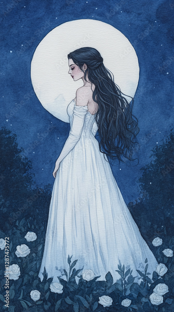 A Lady Under the Moonlight A Lady Under the Moonlight