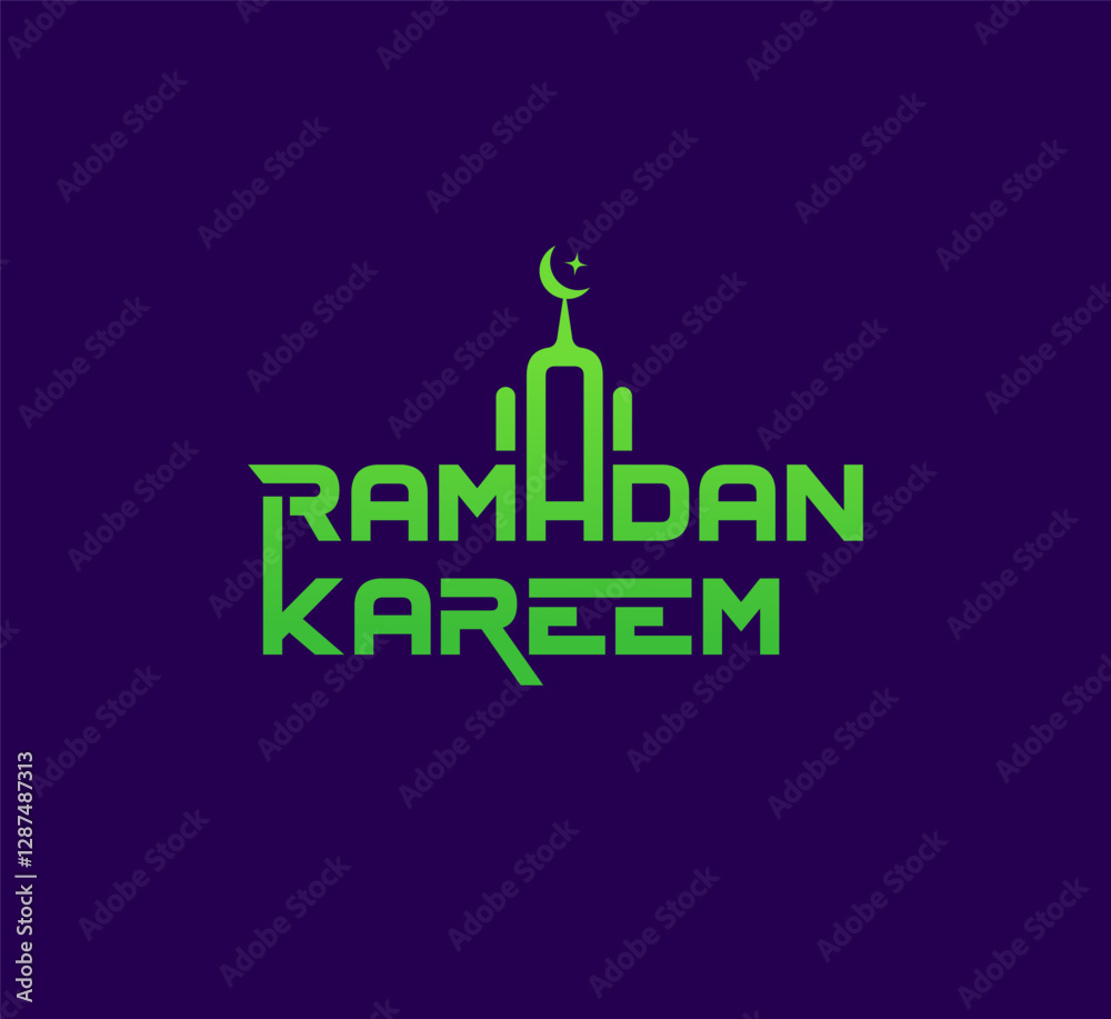 Ramadan vector text effect design