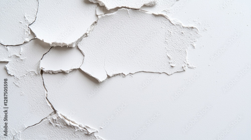 Obraz premium Cracked white powder texture background (10)