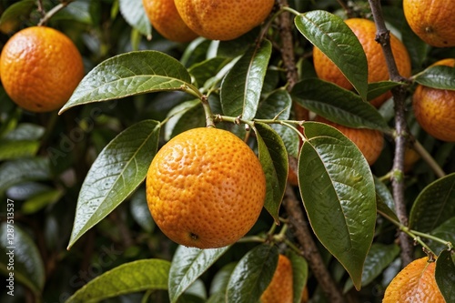 Wallpaper Mural orange tree with fruits Torontodigital.ca