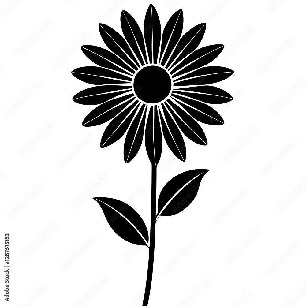 sunflower on white background sunflower on white background