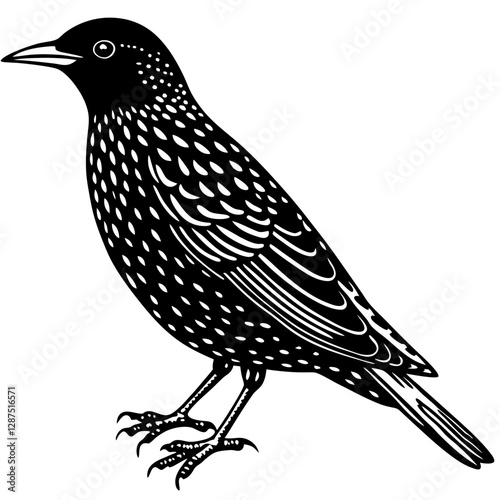 vector illustration of a bird