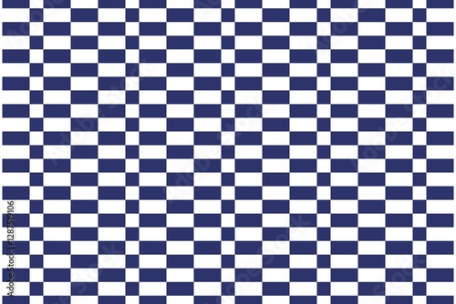 Midnight blue checkerboard pixel pattern, gradient square grid with digital symmetry. Abstract background concept