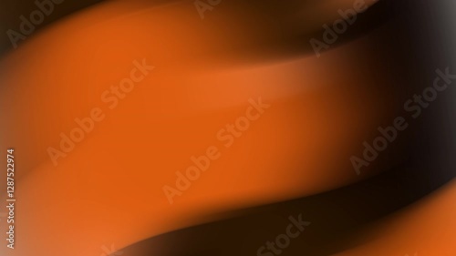 Dark orange and brown abstract curve wave clean light gradient background, minimal wave gradient background, abstract creative initial digital background 4K Video