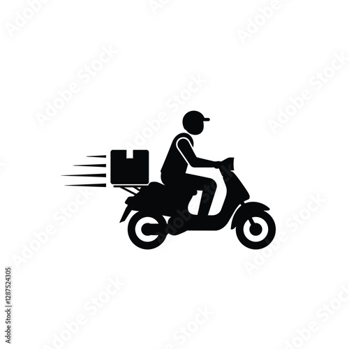 silhouette of a man riding a motorcycle