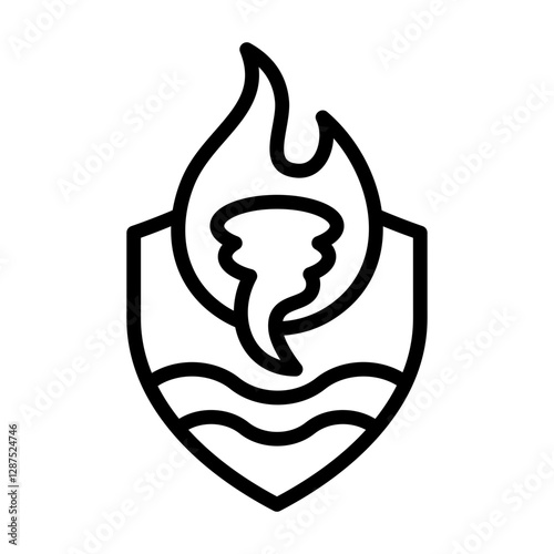 Disaster Prevention Icon