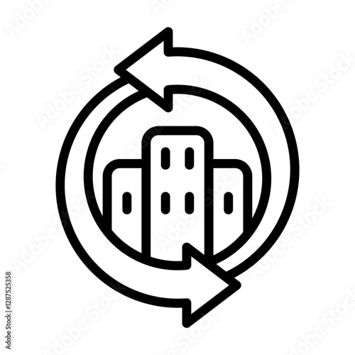 Infrastructure Recovery Icon