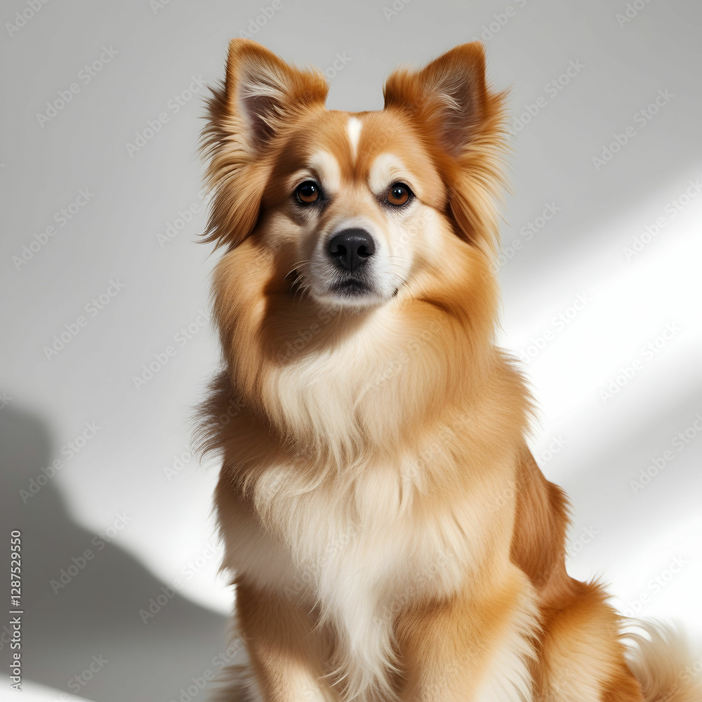 Phoenix 10 a majestic dog with a fluffy coat bright Phoenix 10 a majestic dog with a fluffy coat bright