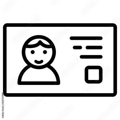 신분증 아이콘