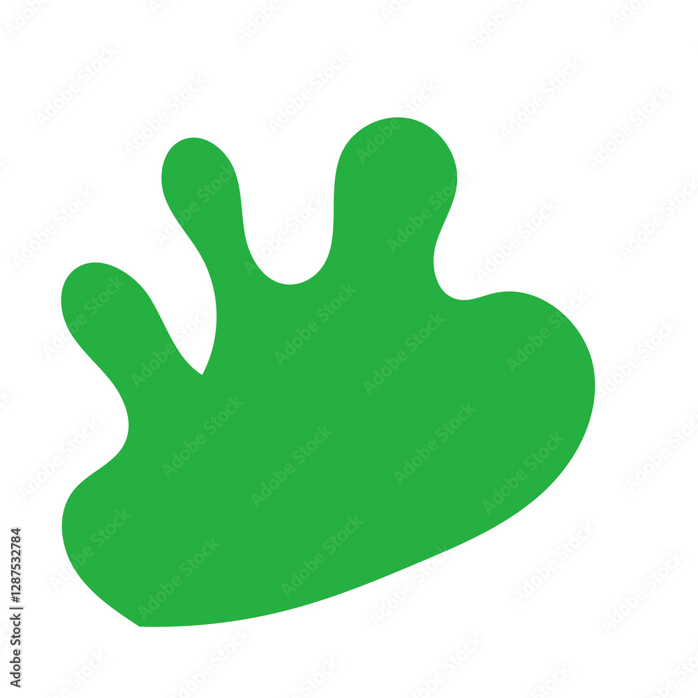 Green purple abstract shapes decoration Green purple abstract shapes decoration
