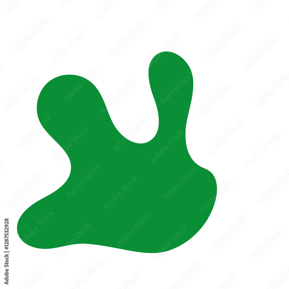 Green purple abstract shapes decoration Green purple abstract shapes decoration