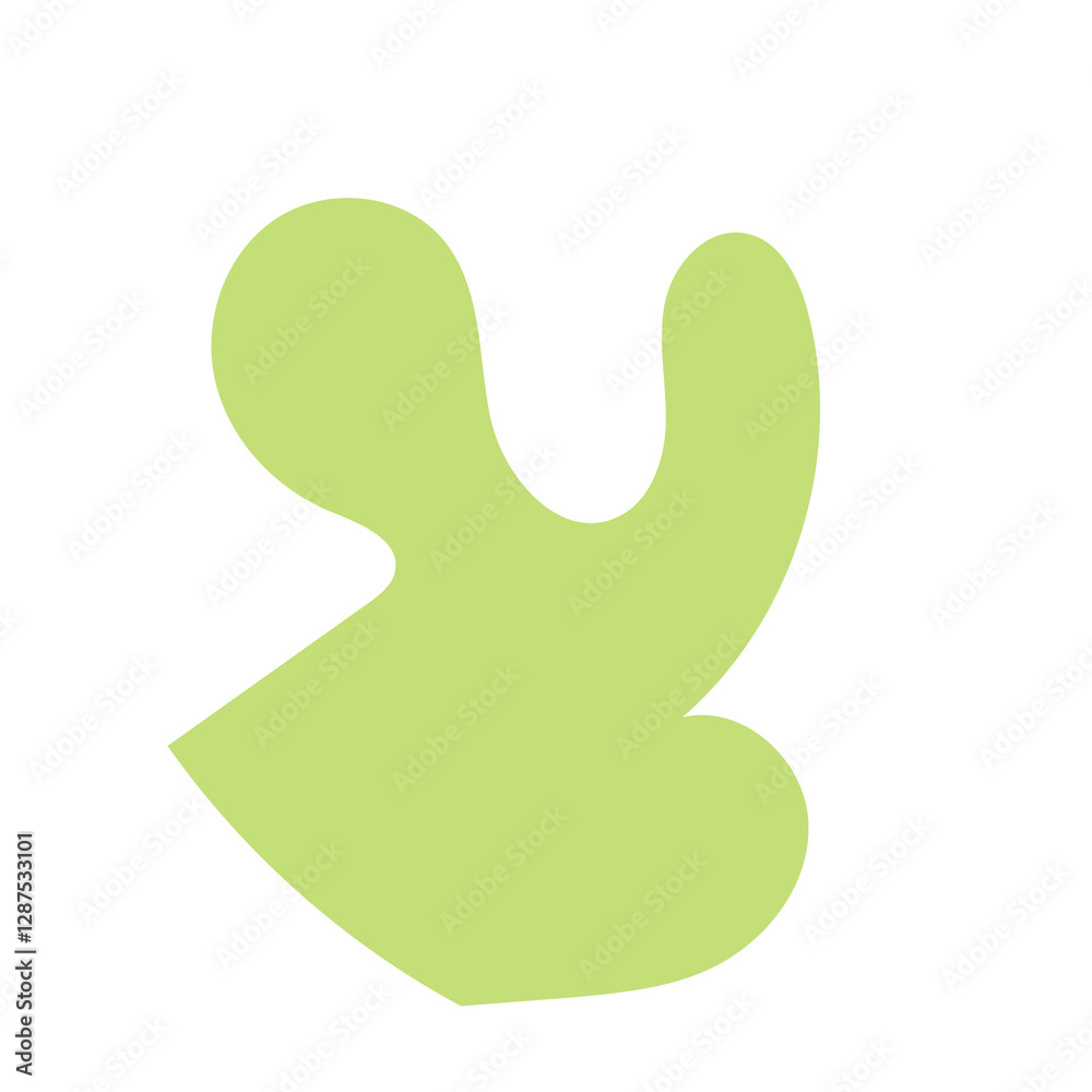 Green purple abstract shapes decoration Green purple abstract shapes decoration