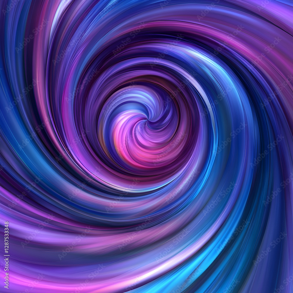Fototapeta premium Purple and blue wallpaper with a colorful swirl